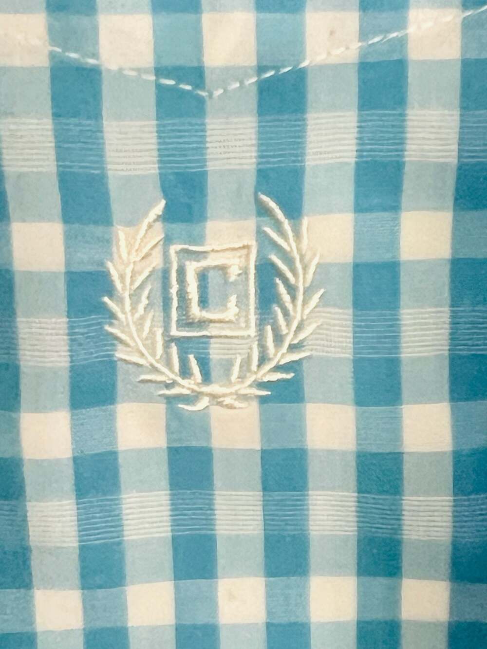 Chaps Ralph Lauren Size L Men's Easy Care Long Sleeve Gingham Button Down Shirt - Picture 2 of 5